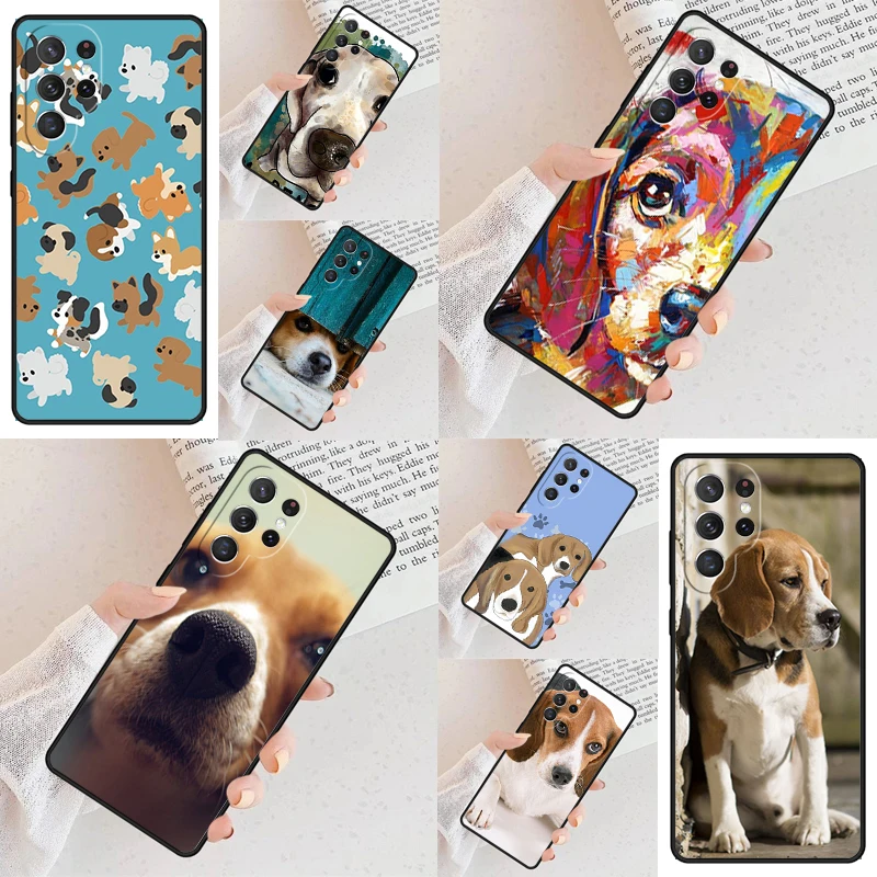 Beagle Dog Cell Phone Case for Samsung Galaxy S26 Ultra S25 S24 S23 S22 S21 S20 Note10 Cover
