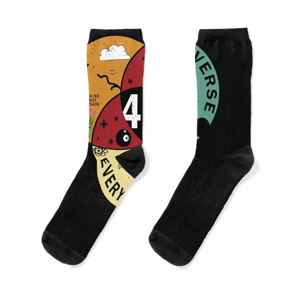 42 Answer to Life Universe and Everything Funny Vintage Gift Idea Socks man with print loose Mens Socks Women's