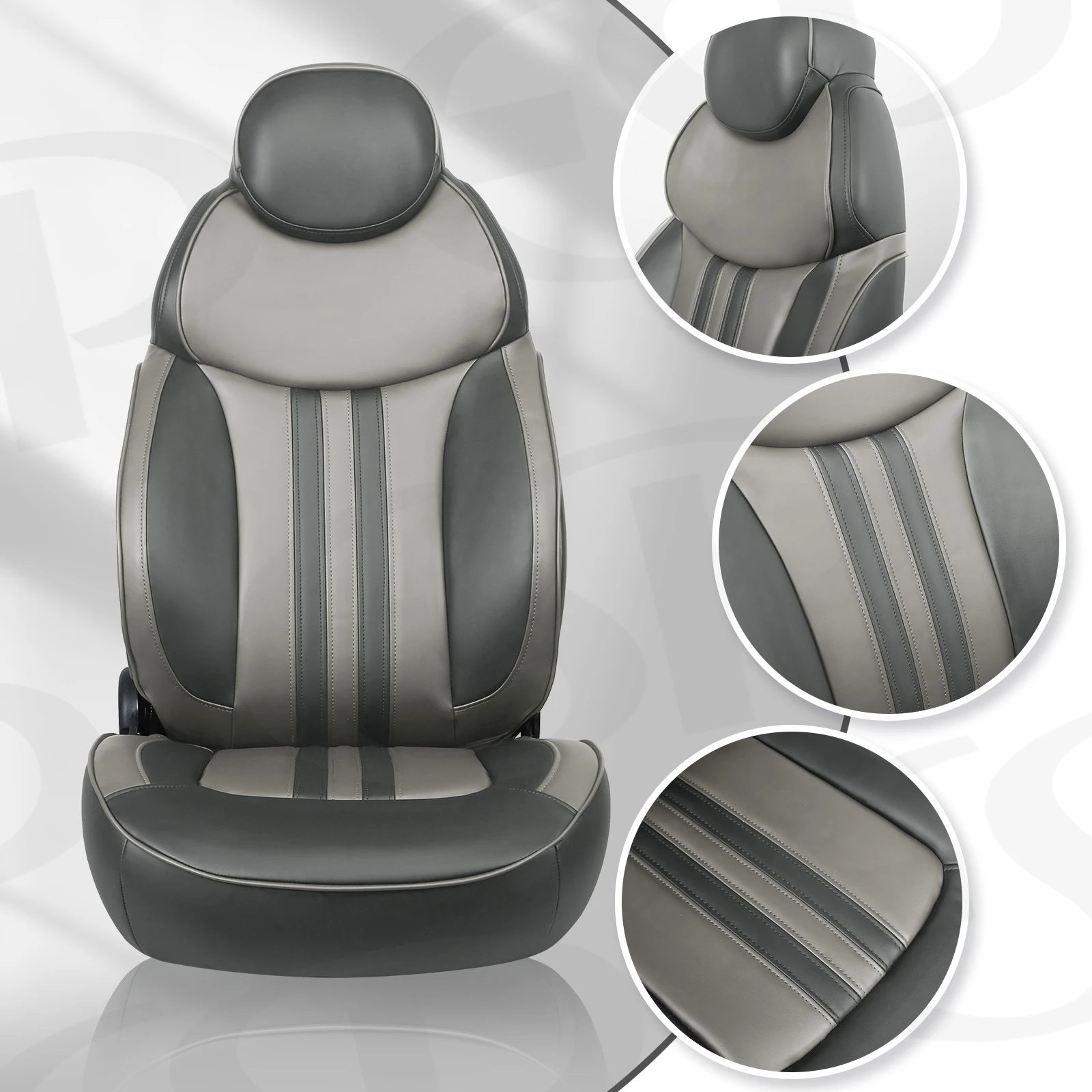 High Back Luxury Reclining Pontoon Captains Chair Bucket Boat Seat Yacht Seat