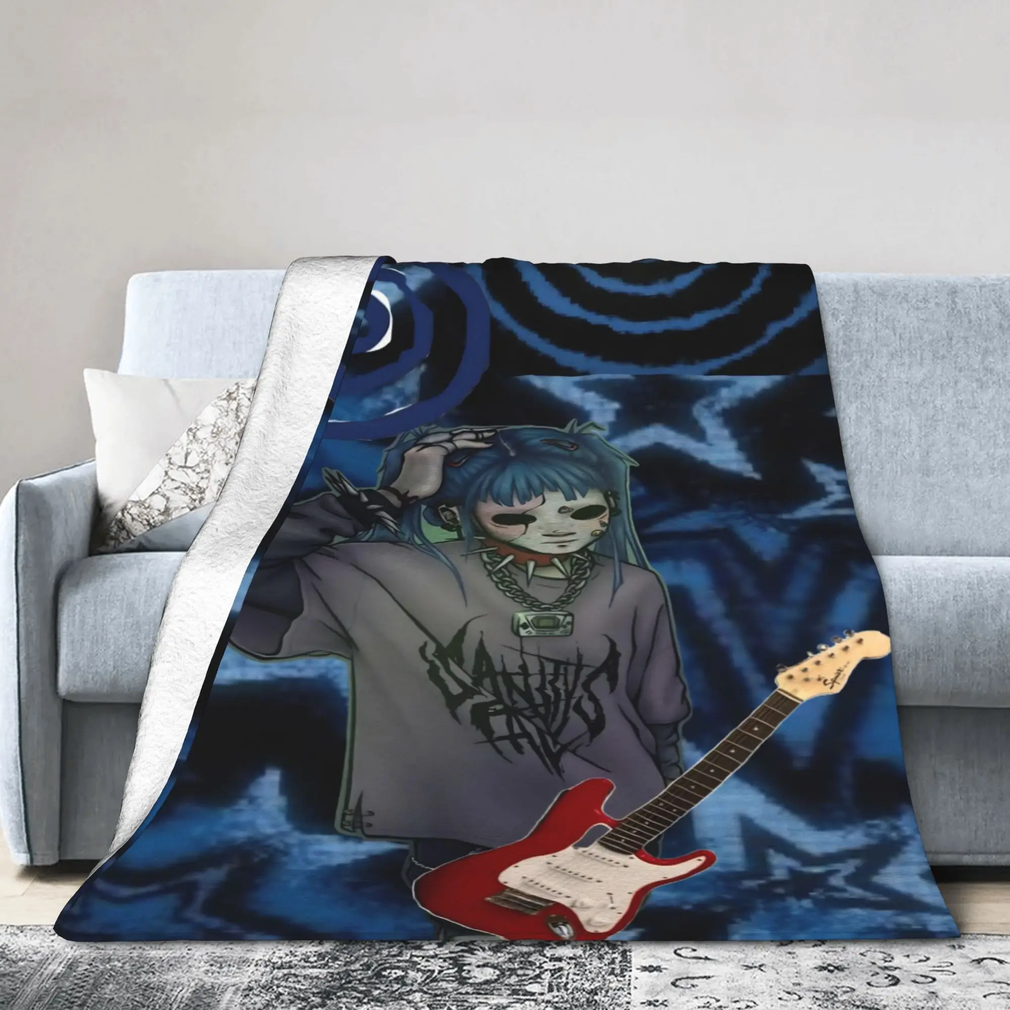 Sally Face Horro Game Wool Blankets  Awesome Throw Blanket for  Sofa Bedding Lounge 150*125cm Rug Piece