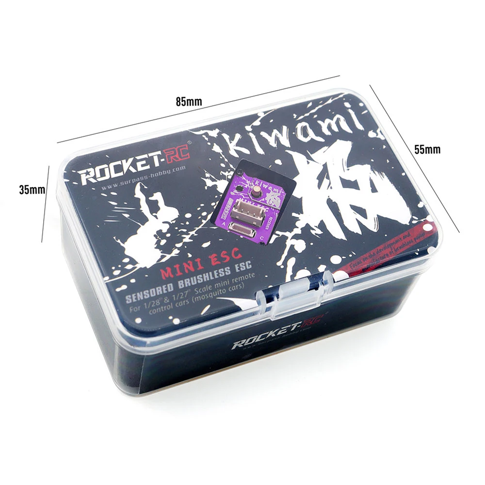 ROCKET-RC 3500KV-6800KV moteur 30A ESC avec carte de programmation LED brosses Combo BEC 3A 6V/7.4V contrôleur de vitesse pour voiture RC 1/18 RC