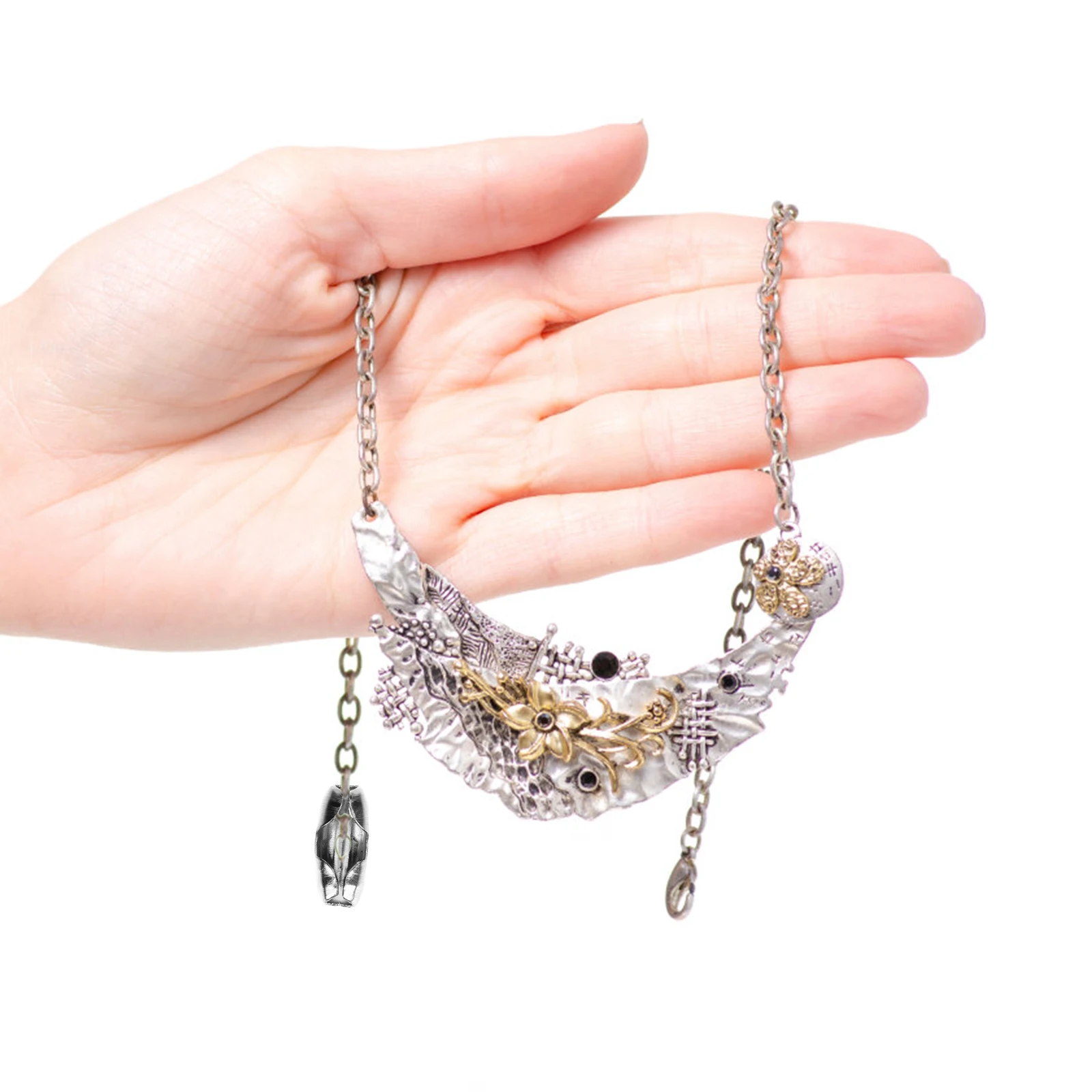 

100pcs Stainless Steel Clasps Ball Chain Connectors Jewelry Craft Supplies Necklace Bracelets Key Chain Accessories