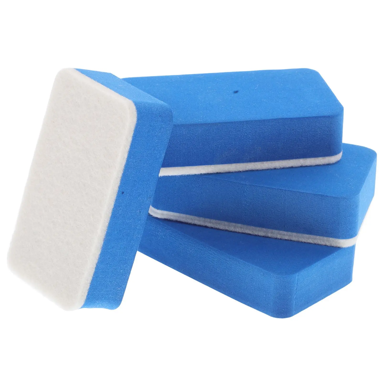 4pcs Car Oil Film Remover Sponges Durable Quality Polishing Pads Wax Buffing Supplies Hand Polishing Pad Car Detailing Sponges
