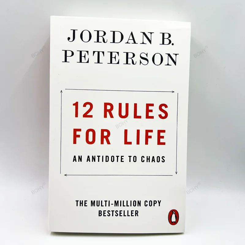 12 Rules for Life:An Antidote To Chaos English Reading Books By Jordan B. Peterson