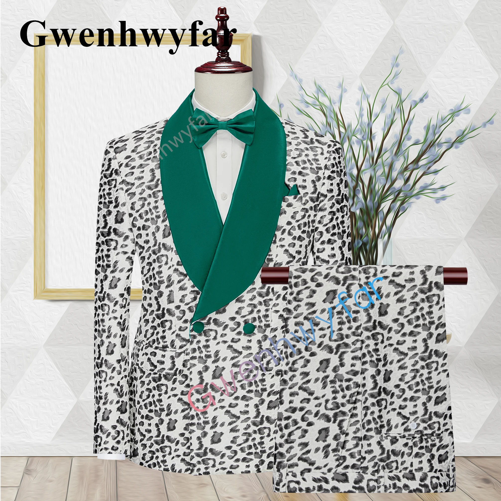 Gwenhwyfar luxo masculino ternos de casamento pico lapela traje homme masculino terno smoking fino ajuste noivo baile blazer 2 peças