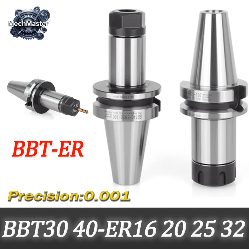 

Держатели инструментов BBT BBT30 BBT40 ER, цанговые патроны ER16 ER20 ER25 ER32 ER40, кронштейны для инструментов