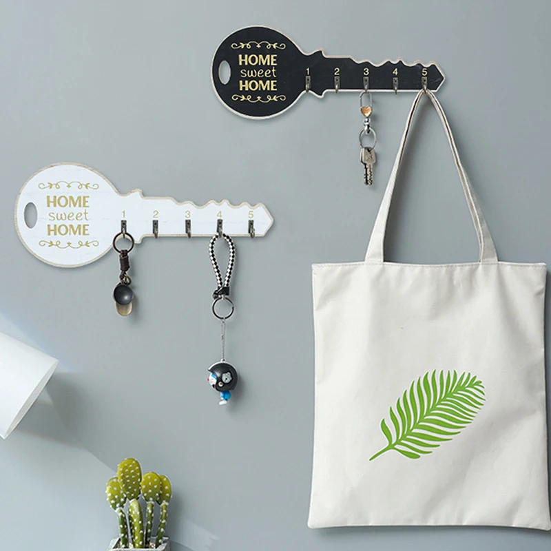 Key Holder Functional Durable Wall Hanger Popular Key Shape High Demand Wall-mounted Key Rack Unique Design Wall Hook Stylish