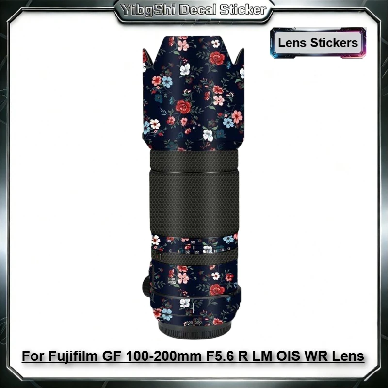 

For Fuji GF100 200 Lens Sticker Protective for Fujifilm GF 100-200mm F5.6 R LM OIS WR Lens Anti-Scratch Sticker Protector Coat