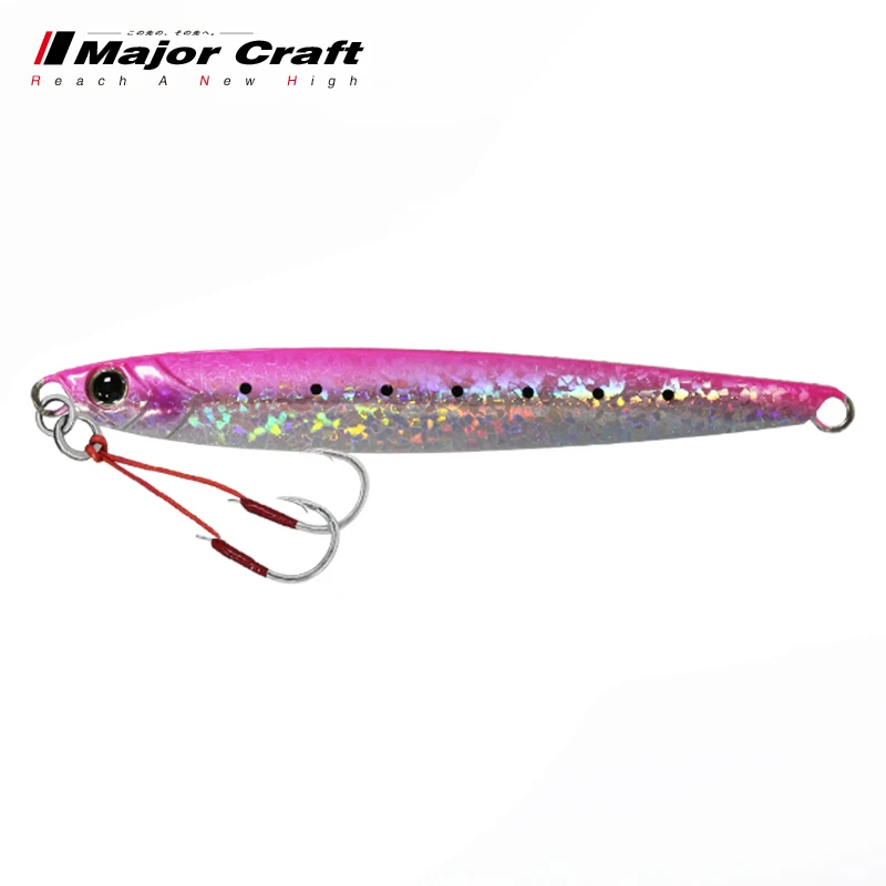 MajorCraft Japan Maple Iron Plate Lure Bait JPSL Sea Fishing 40g Hook Boat Shore Drop Quick Draw Fake Bait