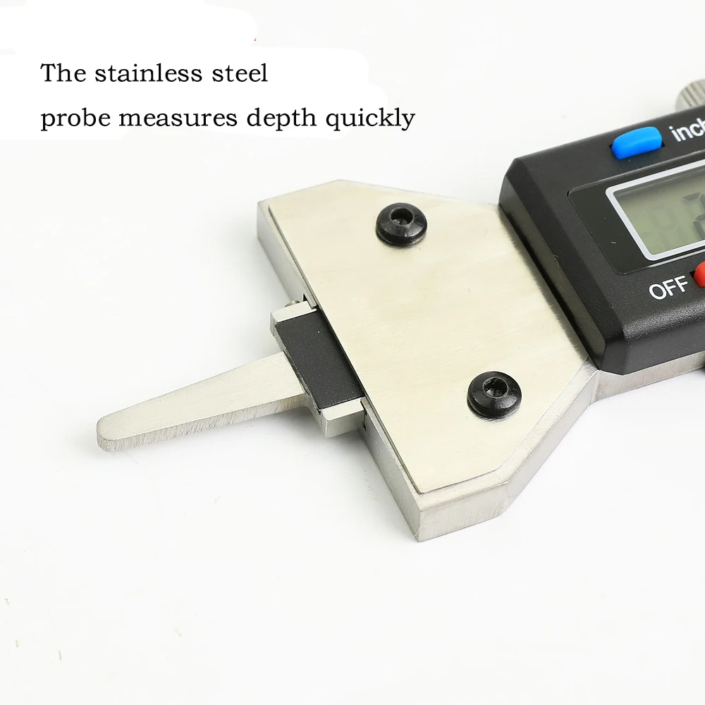 ETOPOO 0-25.4 مللي متر مقياس العمق الإطارات الرقمية اختبار الإطارات مقياس متر أداة قياس الفرجار شاشة الكريستال السائل Tpms الإطارات Monit #5