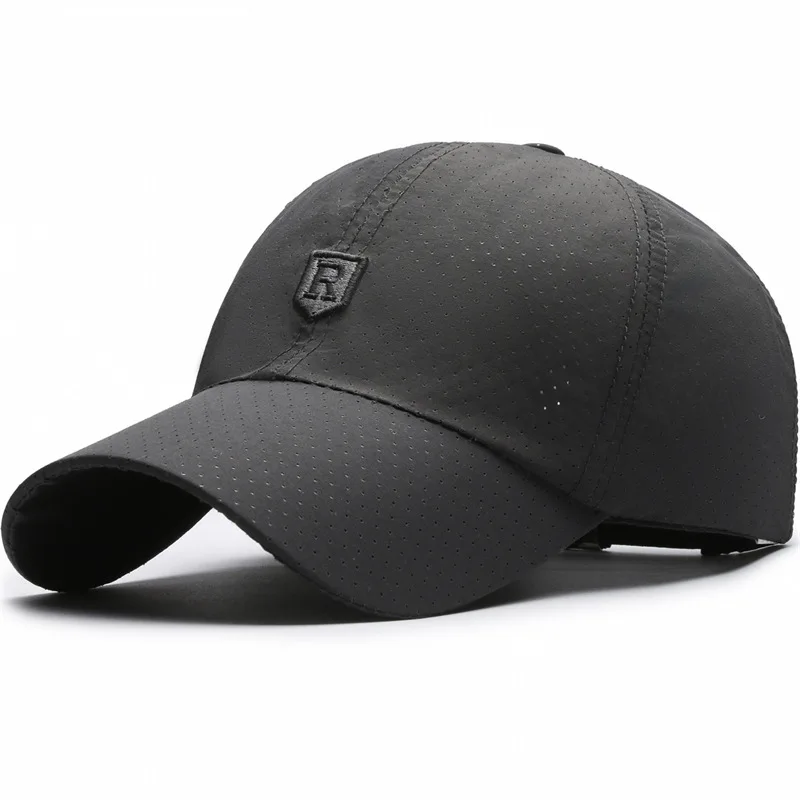 Gorra de pesca para hombre, gorra de béisbol con protección solar transpirable de malla deportiva de secado rápido para verano al aire libre, gorra