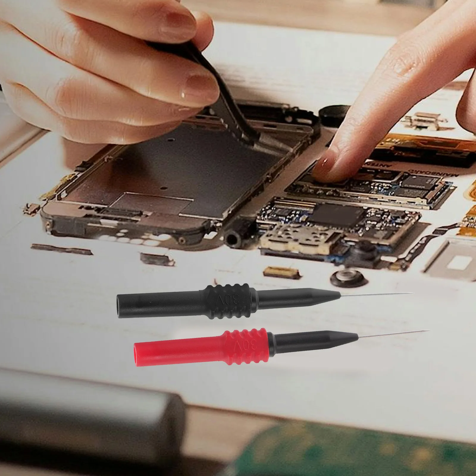 

2pcs Test Probes Wire Piercing Insulation Tester Multimeter Probe Kit Non-Destructive Pin Back Probe Automotive Car Circuit