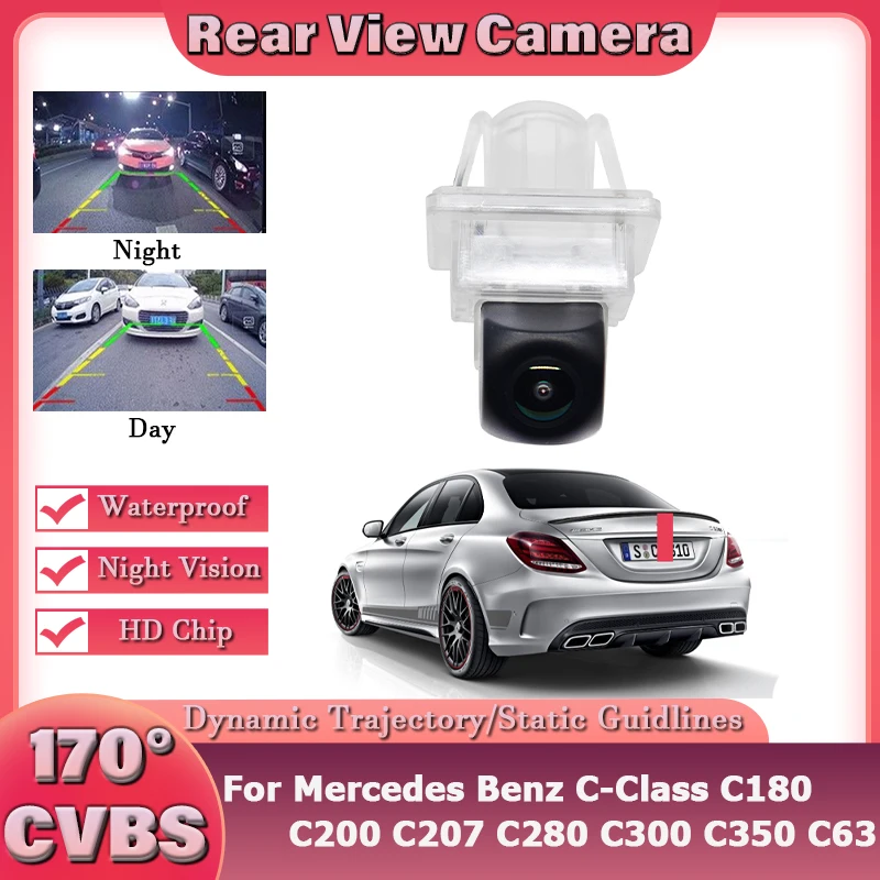 

Rear View Camera Backup Camera For Mercedes Benz C-Class C180 C200 C207 C280 C300 C350 C63 W212 W204 W207 E E200 E230 E350 E250