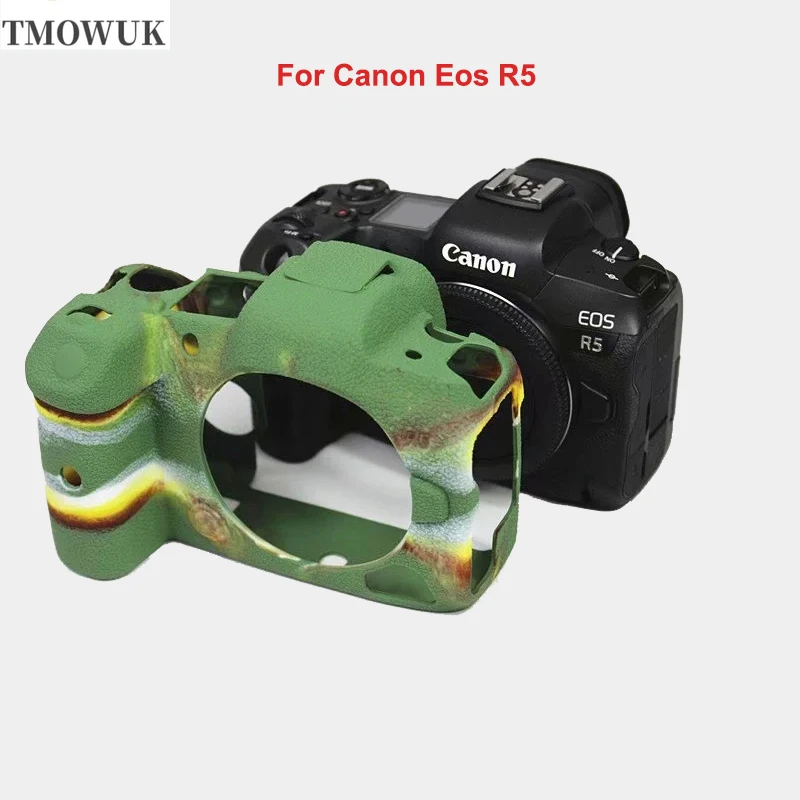 For Canon EOS R R5 R6 M50 G7X Mark II Silicone Case Body Photography Accessories Bag Rubber Cover Protective SLR Camera Soft