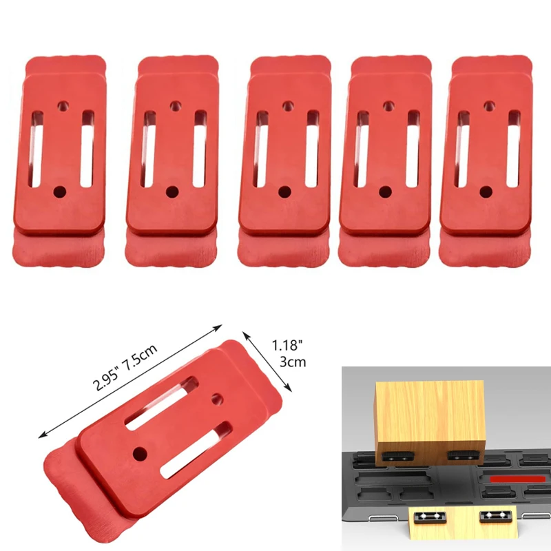

Red support legs for Milwaukee Packout，5pcs Mounting Feet For Packout For Packout replace Accessories