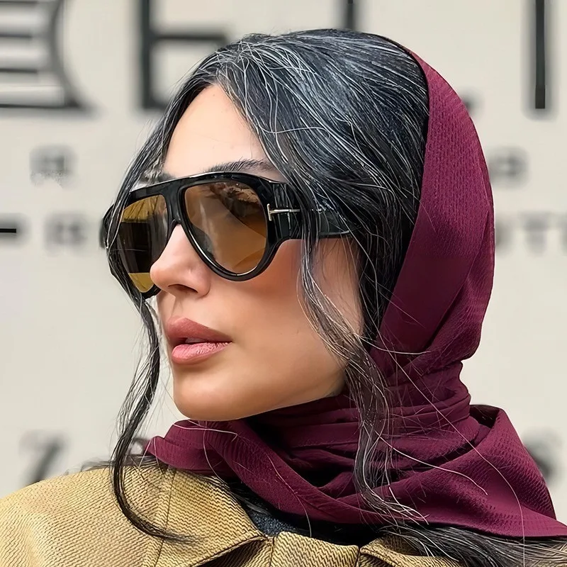 ヴィンテージパンクパイロットサングラスゴーグル女性男性レトロスタイリッシュな UV400 保護メガネ女性屋外シェード眼鏡