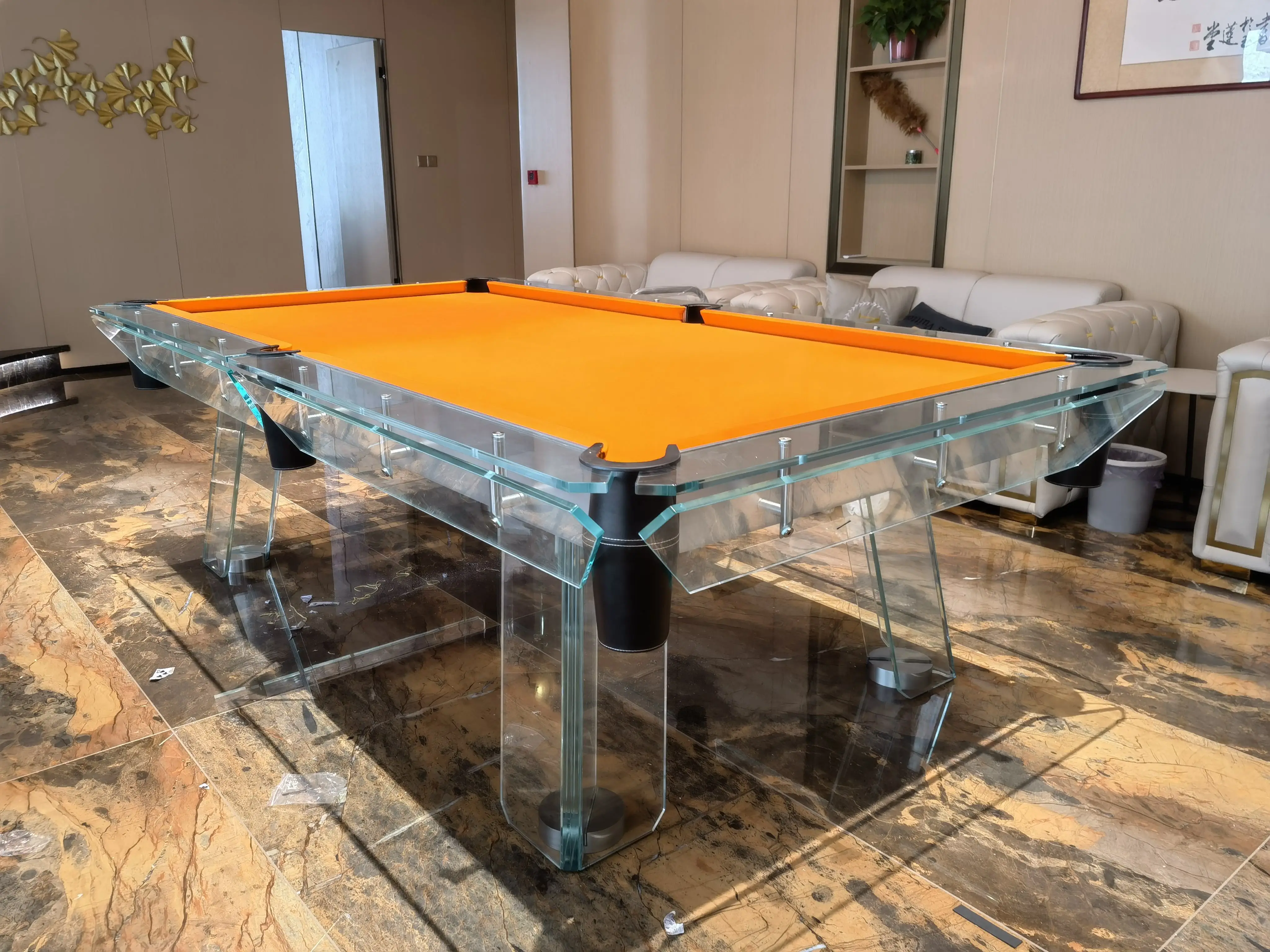High Quality Custom Modern Home Slate Bed Pool Table 7ft 8ft 9ft Luxury