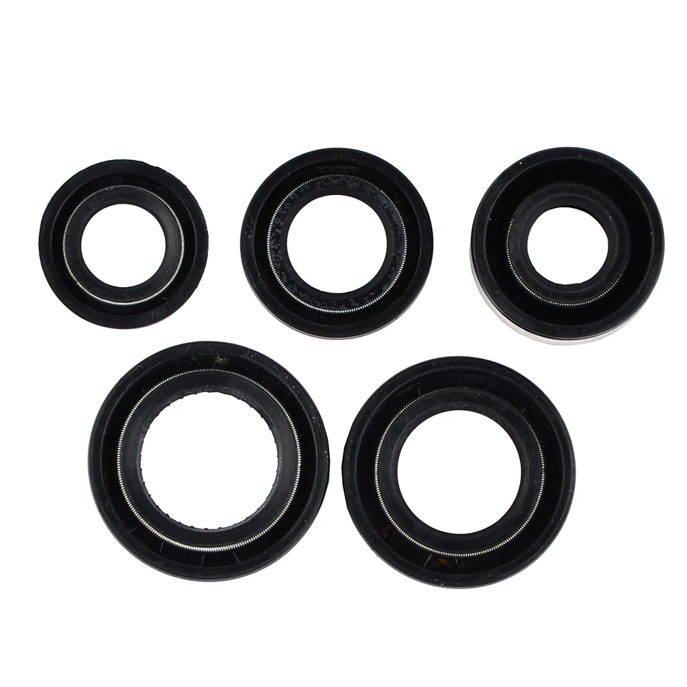 5PCS Oil Seal Kit For Honda Z50 Z50A Mini Trail Z50R SS50 S65 C70 CT70 Trail SL70 Motosport 70 XL70 CRF50F CRF70F XR50R XR70R