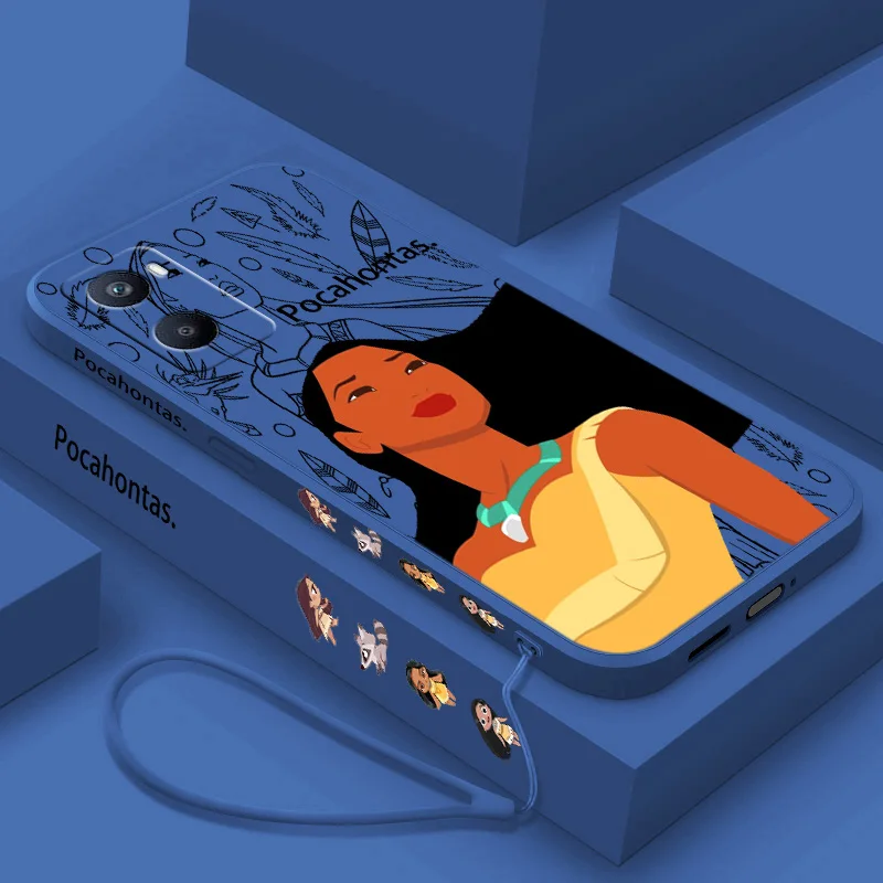 Disney Beautiful Pocahontas Liquid Left Rope Phone Case OPPO A1K 5 9 12 72 52 31 53 73 93 94 74 16 54 55 76 57 96 15 Soft Cover