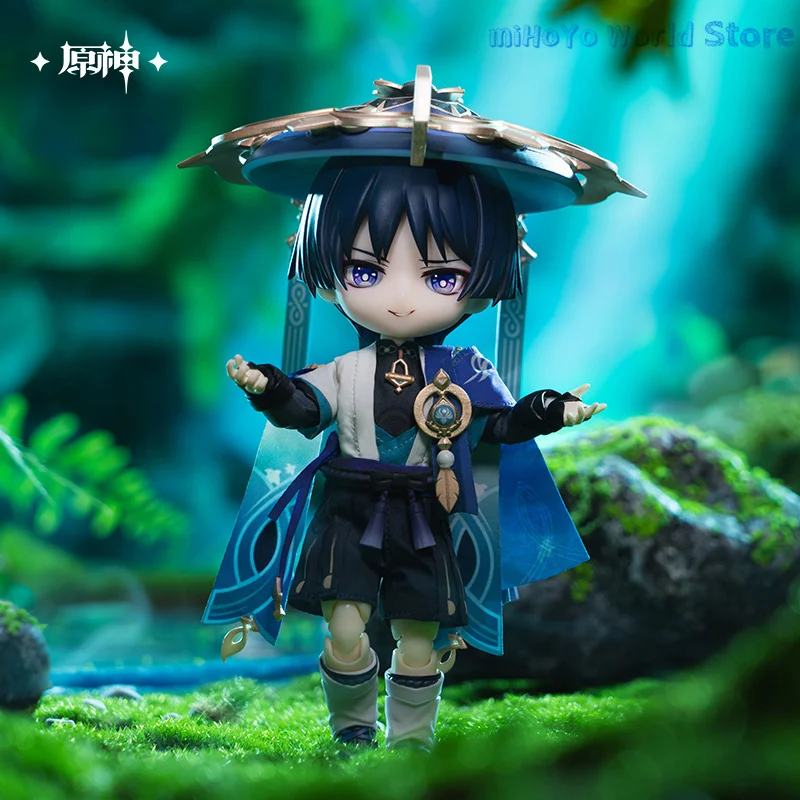 [Genuino] figura de Wanderer MiHoYo Genshin Impact Original Wanderer Kits de modelismo juego estatua de Cosplay modelo móvil regalos de cumpleaños