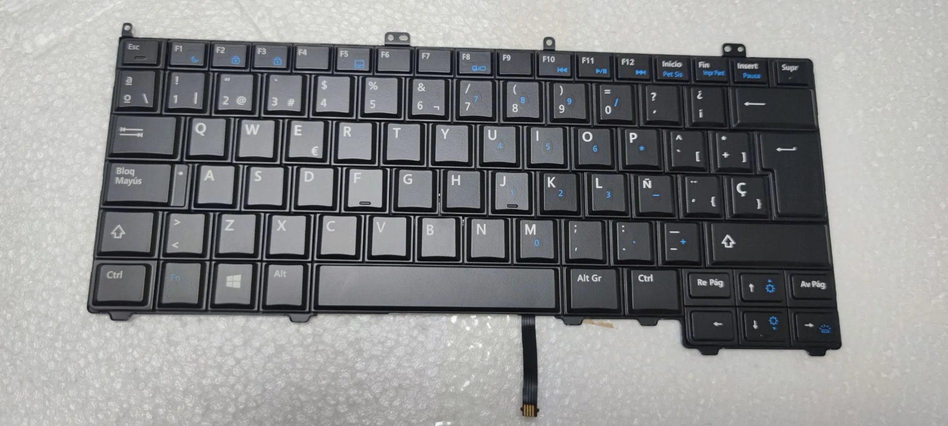 

Испанская клавиатура для Dell Latitude 12 7000 E7240 E7440 Sp с подсветкой без точки