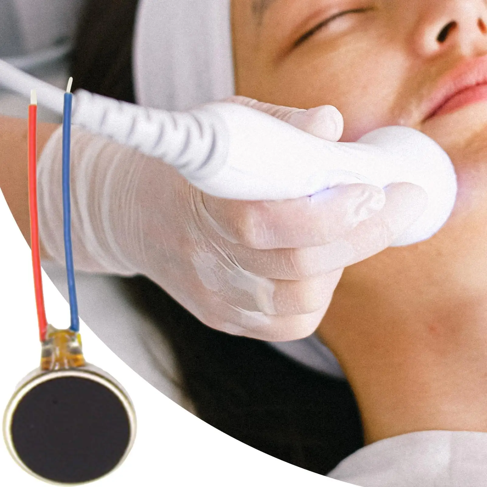 

Vibration Motor 10 Pieces DC Vibration Motors Small Flat Coin Pager Shaker For Smartphone Electronics Pager Tablet Beauty Device