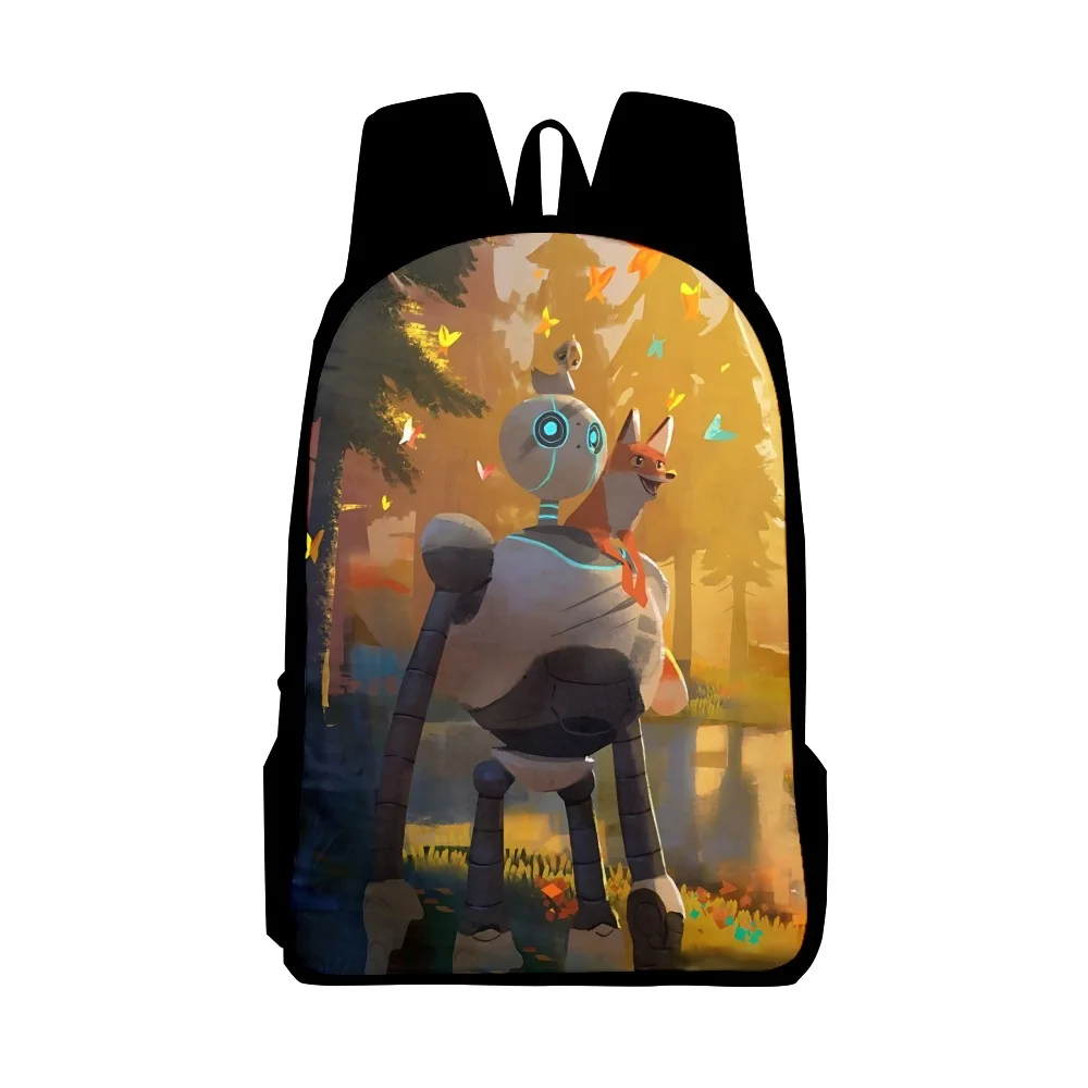Tas Ransel Anime The Wild Robot, Tas Ransel Pelajar Mode Ekspor