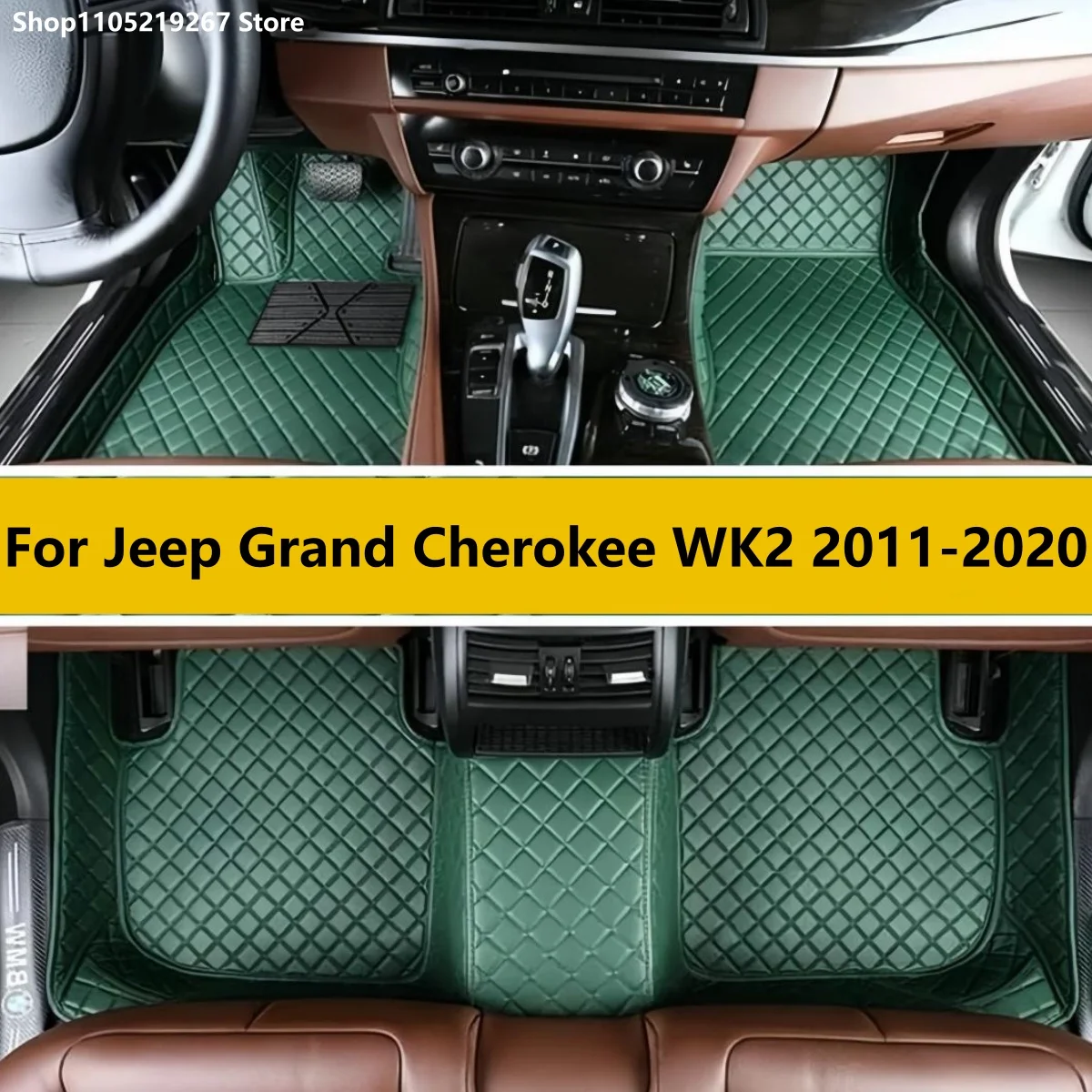 

Auto Leather Carpet Pad For Jeep Grand Cherokee WK2 2011 2012 2013 2014 2015 2016 2017 2018 2019 2020 accesorios de auto