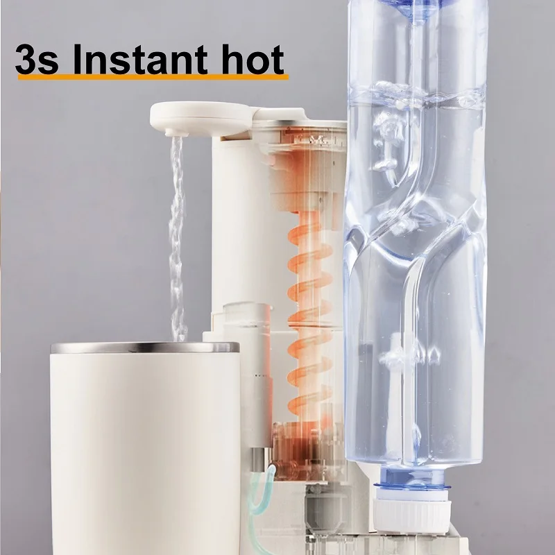 Distributeur d'eau chaude instantané pliable 2000W, Portable, contrôle rapide de la température de l'eau chaude, pompe à eau électrique, chauffe-eau chaud à 5 vitesses