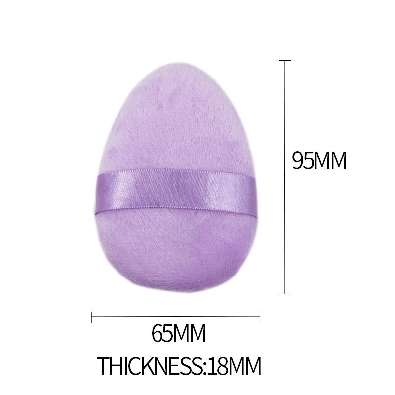 Cotton Purple Powder Puff Large Medium And Small Mini Eye Shadow No Dead Corner Makeup Puff Cosmetic Tool