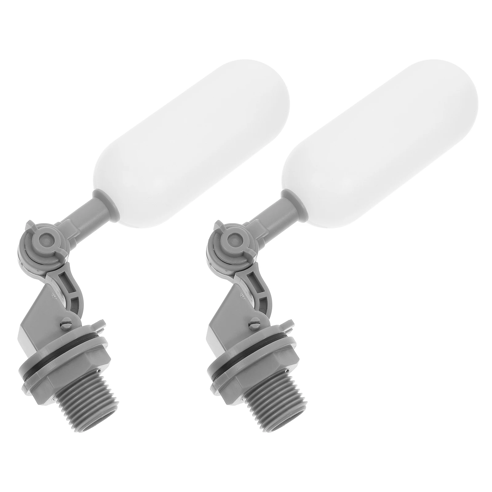 2PCS Float Valve Adjustable Flow Automatic Water Level Control Valves Aquarium Pond Chicken Ball Stable Controller Plastic Tanks