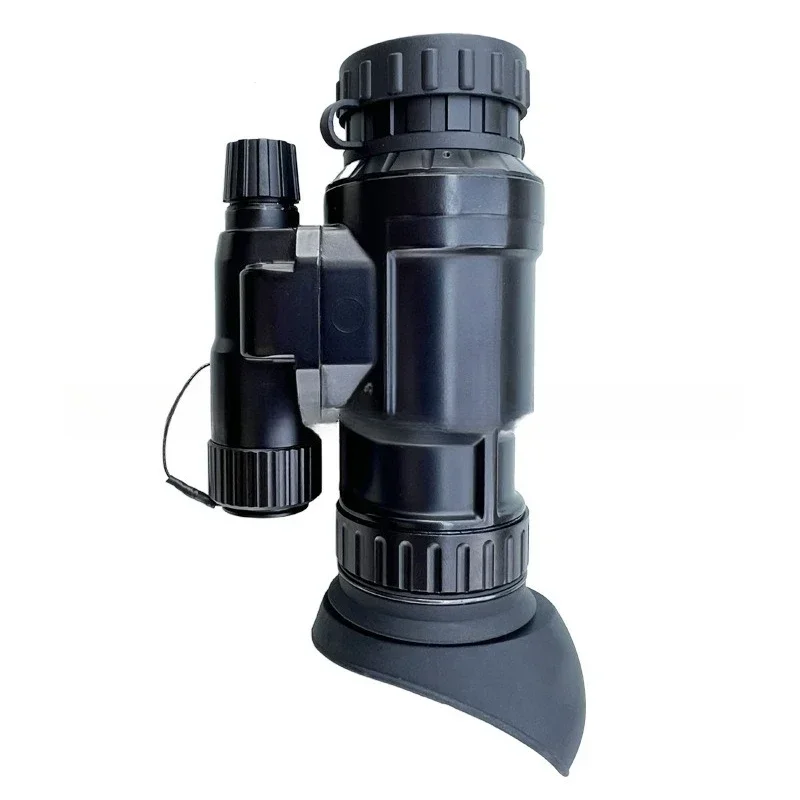All black infrared high definition patrol head wearing handheld monocular monocular low light waterproof night vision device