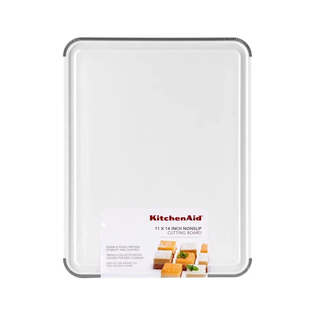 Nonslip Plastic Cutting Board Durable Design Dishwasher Safe Nonabsorbent Rectangular Kitchen Essential Food Prep Tool with