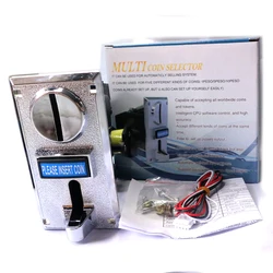 1Pc Multi Coin Slot Acceptor Electronic Token Selector Mechanism For Claw Crane Arcade Game Ticket Vending Machine