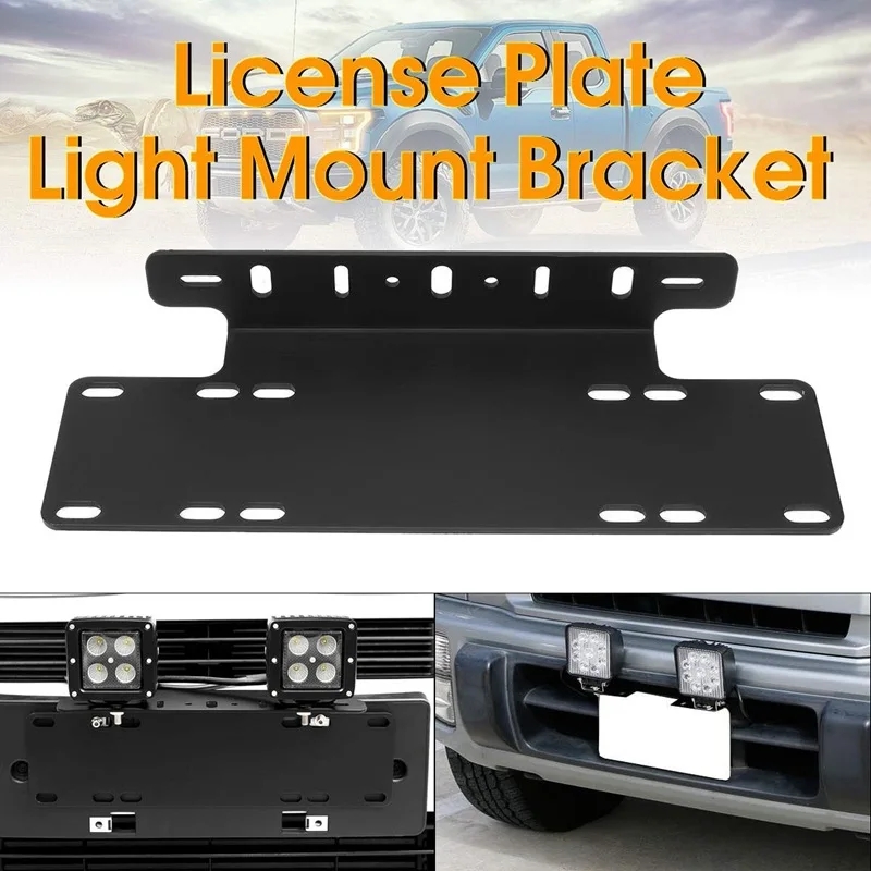 

Car Auxiliary Lamp Stand Frame License Plate Frame Modification Off-road Modification Fog Lamp License Plate Lamp Spot Lamp