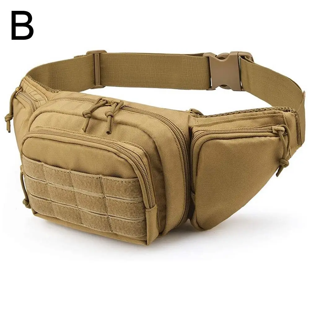 Tático militar Fanny Pack para homens, saco de cinto, sling, nylon bum, motocicleta, ferramenta, peito, quadril, esportes, cavaleiro, acampamento,