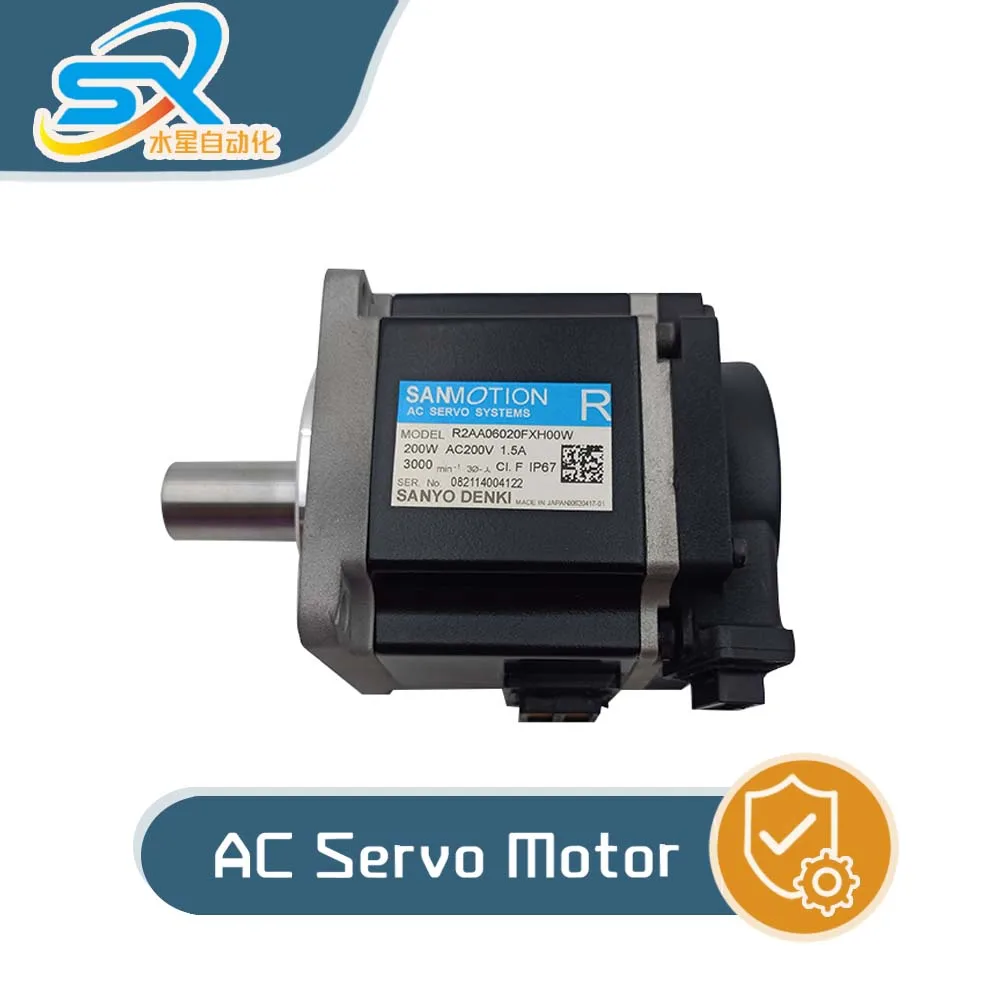 High quality AC Servo Motor R2AA06020FXH00W  200w One year/three months warranty  Negotiated sale