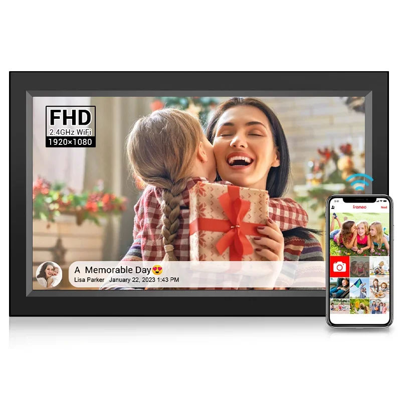 Factory Supply Hot Sale 15.6 Inch WIFI Large Digital Photo Frame Touch Screen Digital Picture Frames