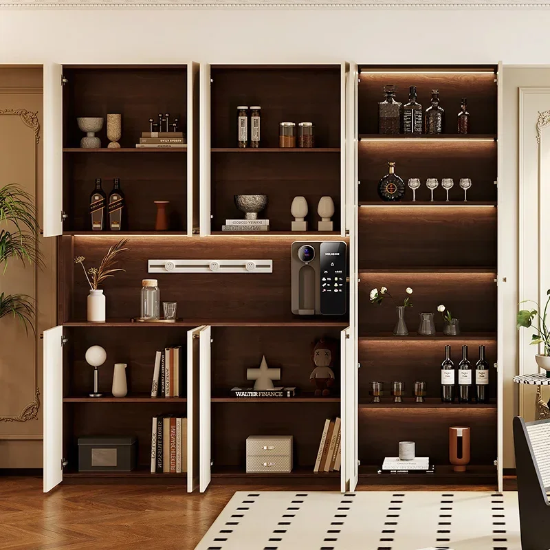 

Wine Decoration Shelves Bar Accessories Drinks Cabinet Elegant Vintage Stand Wall Display Portable Open Vitrine Cabinets Whiskey