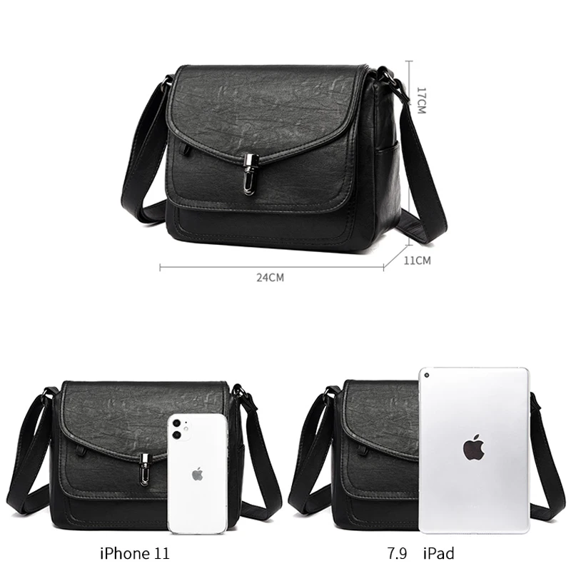 Womens Retro Flap Crossbody Bags 2024 New Casual Shoulder Bag Ladies Designer Lock Large Capacity Multicolor Minimalist Handbags