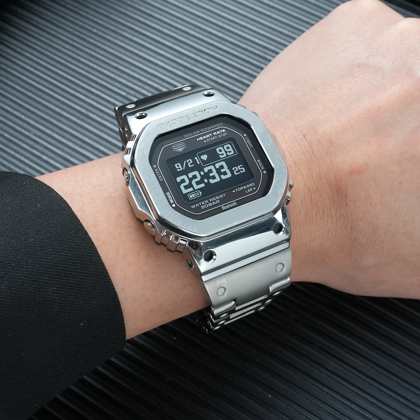 Quick Release Precise Fit Titanium Alloy Strap For Casio G-Shock GM-H5600 Square Replacement Band