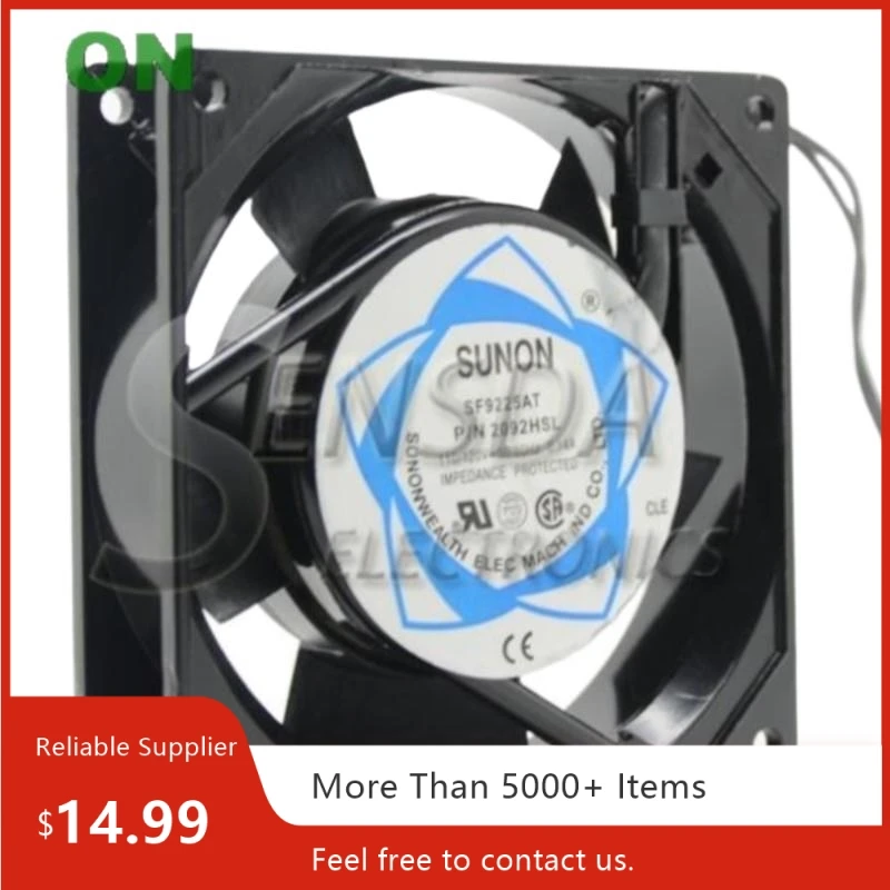 

for Sunon 92mm AC Server/Case Fan: SF9225AT 2092HSL (110V, 50/60Hz, 92x92x25mm) Industrial Cooling Solution
