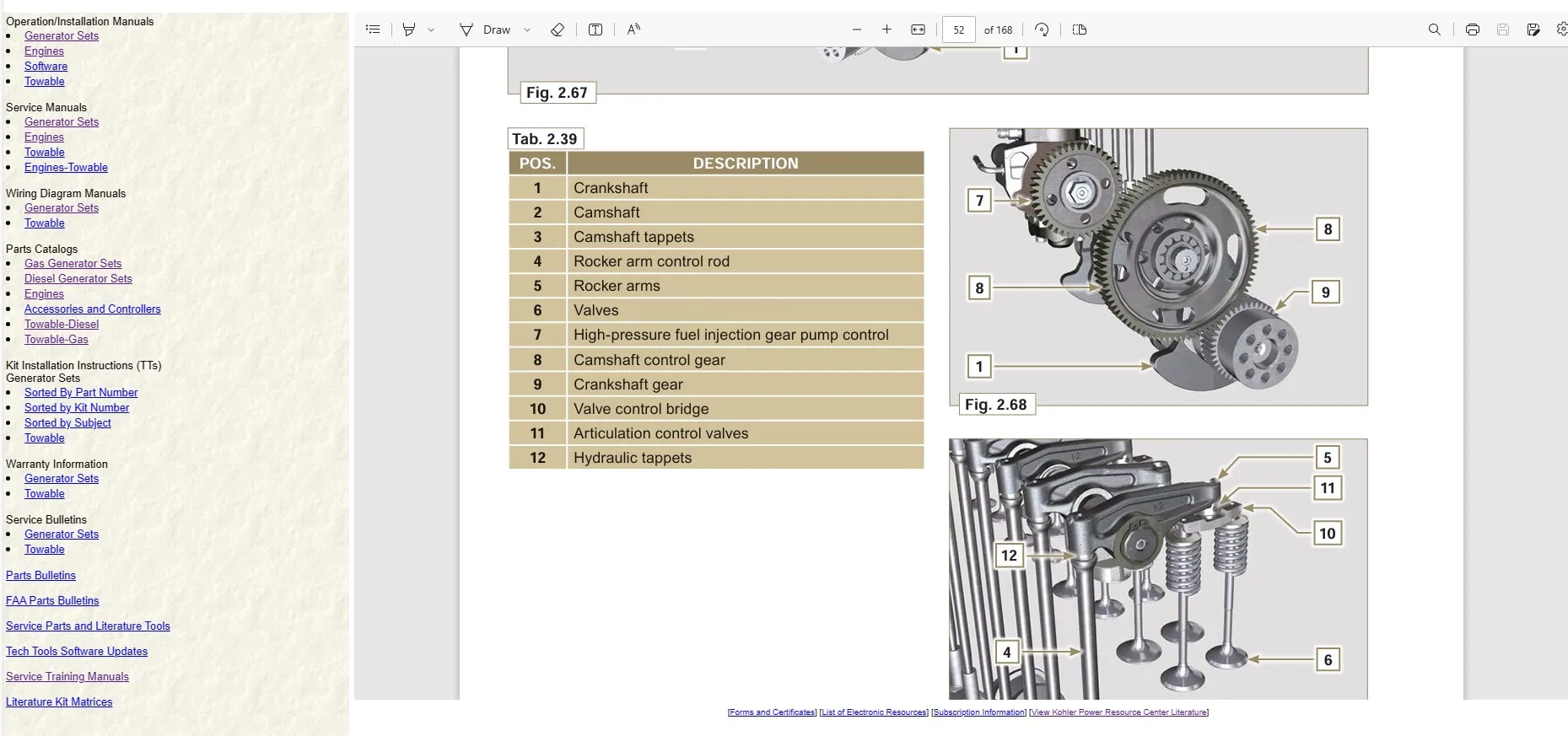 

Учебное пособие SpecDiag Kohler (Руководство по обслуживанию, каталог деталей, руководство по эксплуатации)