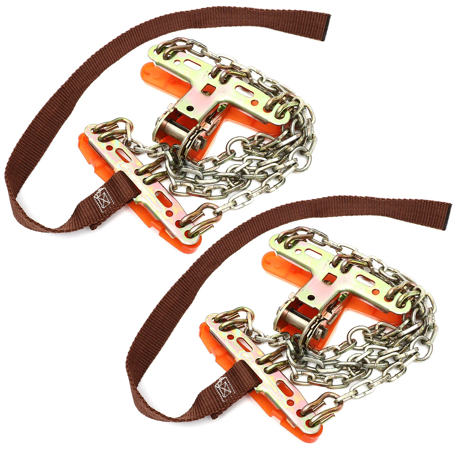 2pcs Car Snow Chains Snow Roadway Safety Anti-skid Chains Safety Tire Chain Automobile Snow Chains