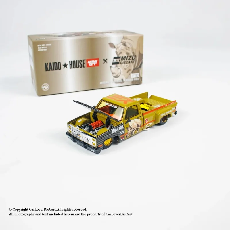 

Stock 1:64 Chevrolet MIZU #153 die-cast alloy model for pickup trucks, boys' toys, children's gifts, and adult decorations.