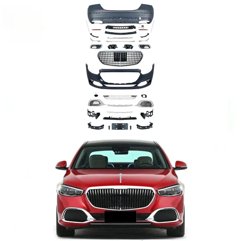 

Premium Hot Selling 2021Car Accessories Facelift To MBH Style Front Rear Car Bumper Body Kit Durable