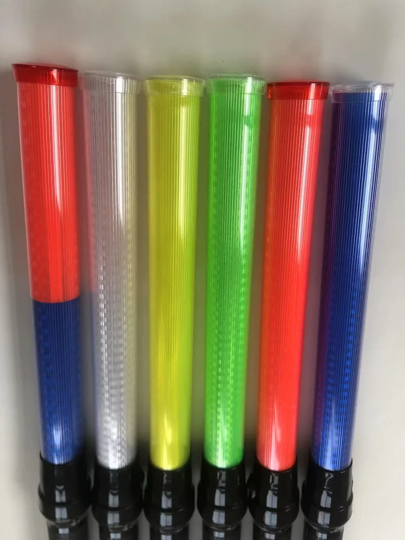 

Conductor's Wand Road Traffic Indicator Lights Emergency Distress Signal Stick for Road Congestion Relief Singing Cheering