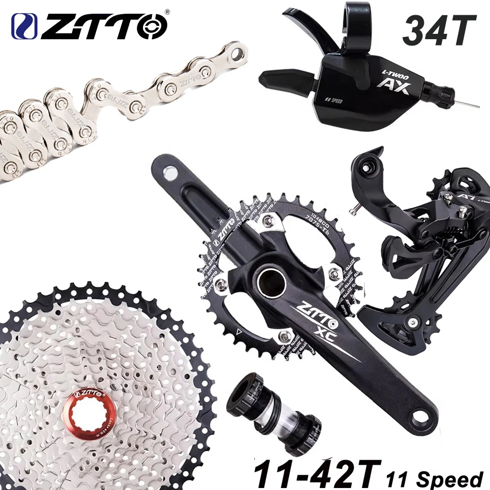 Ztto-マウンテンバイクチェーン用ギアセット,1x11スピード,シフター,11