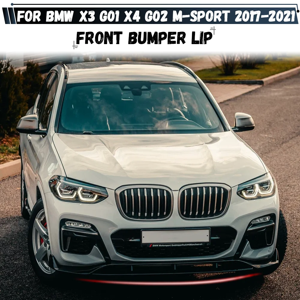 

Для BMW X3 G01 X4 G02 M40i M40d M-Pack M-Sport 2017-2021: Передний бампер, сплиттер, диффузор, обвесы, тюнинг