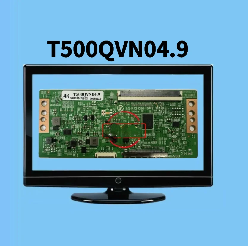 Newly upgraded AU T500QVN04.9 logic board LQ-K12-C96-10 2K 4K board